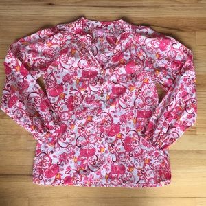 Lilly Pulitzer cotton long sleeve top